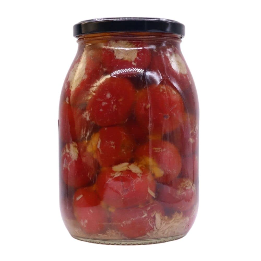 Voglia Di Puglia Peperoncini Sottolio Ripieni Di Tonno (Confezione Da 1 kg)