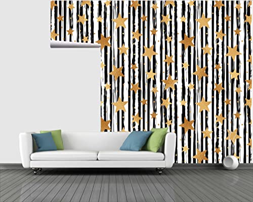 Image of CABANA HOMES Wall Stickers Botanical DIY Kids Wallpaper for Home Decor (45 x 125 cm, 2 Rolls) (12 sq. ft) Decorative Self Adhesive Wardrobe, White
