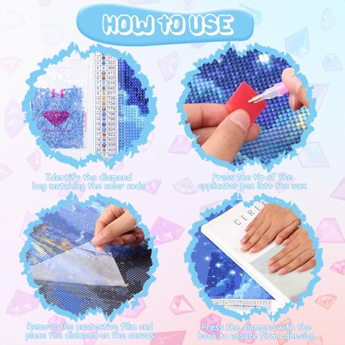Kit diamant painting aigle avec strass 5D brillants toile 30x40 cm
