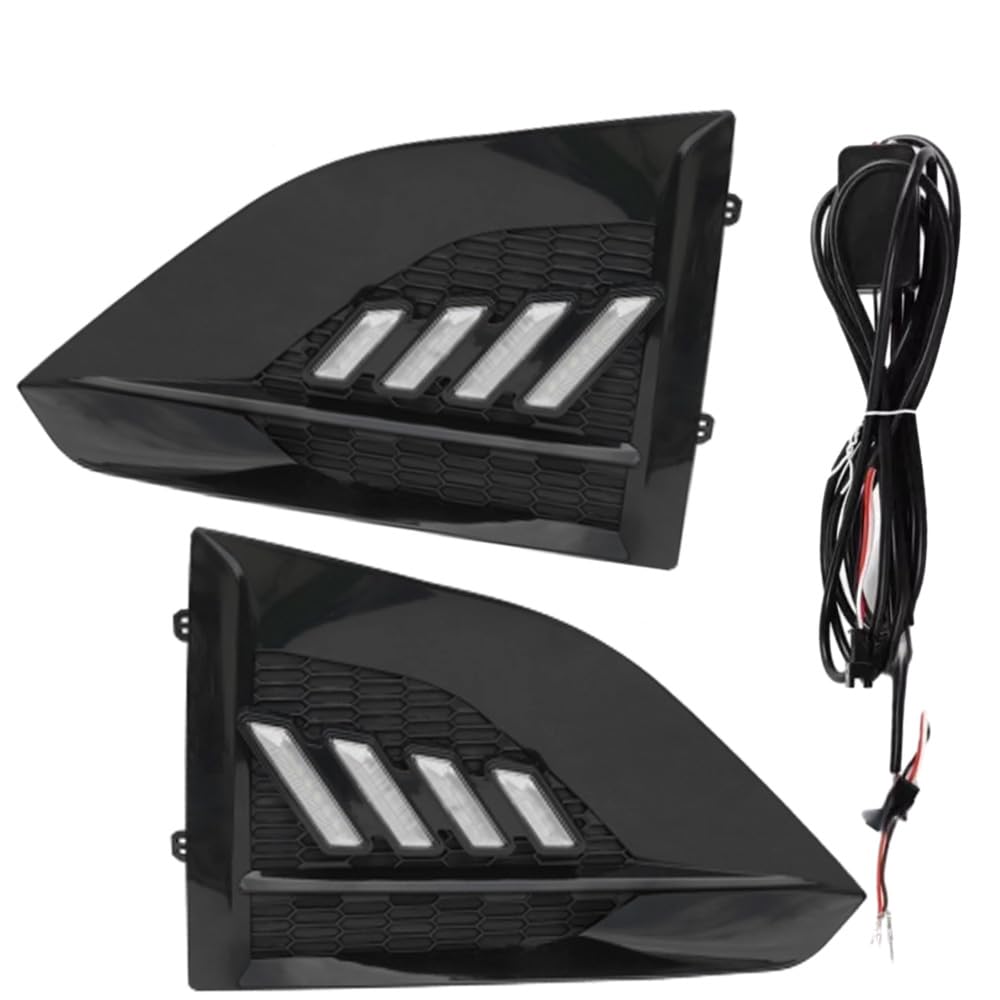 Riloer Luces diurnas LED DRL, luces antiniebla, intermitentes, lámpara tricolor delantera izquierda y derecha, compatible con Nissan Altima 2023-2025