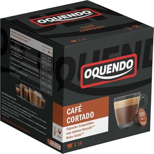Waarom je Spaanse Koffie Echt Moet Proberen! 4 Koffiecapsules Oquendo, DG Macchiato, 16 stuks