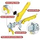 SENENQU 601 Stück Fliesen Nivelliersystem 3mm Fliesenkeile, 1 stk Fliesenverlegehilfe / 500 stk Zuglaschen 3mm / 100 stk Fliesenkeile für Fliesen Wandfliesen Bodenfliesen
