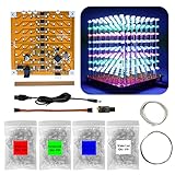 iCubeSmart Mini 3D Led Cube DIY Electronics Kit Soldering Project Kit (3D8MINI-MULTI-KIT)