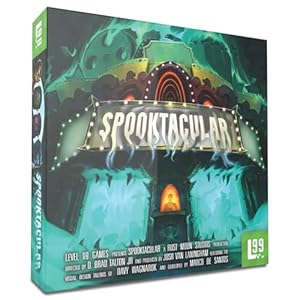Spooktacular Board Game – Play as 20 Spooky Cinema Monsters, Horror Strategy Game for 1-5 Players
