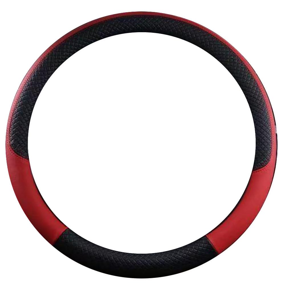 ALDLDA Car Steering Wheel Cover for Toyota 86/GR86 2022-2025 ZN6/ZC6, Microfiber Leather Anti-Slip Auto Wheel Protector, Breathable Sporty Grip, Automotive Interior Upgrade,O-Red