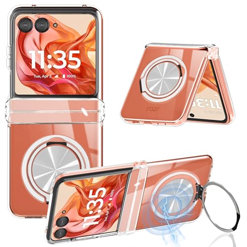 Amazon.co.jp: PAILAIMEN Motorola Razr 50 ケース クリア リング付き