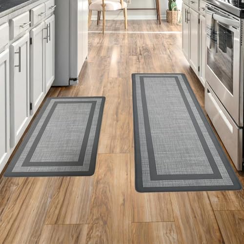 LEFAFA Kitchen Mat, 2PCS Kitchen Rugs, Cushioned Anti Fatigue Kit...