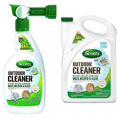Scotts Outdoor Cleaner Plus OxiClean Ready-To-Spray + One-Gallon Concentrate