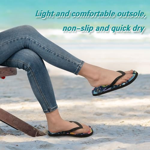 Women Beach Summer Casual Flip Flop DinosaurQuick Dry Sandals Slipper for Men 214B28533