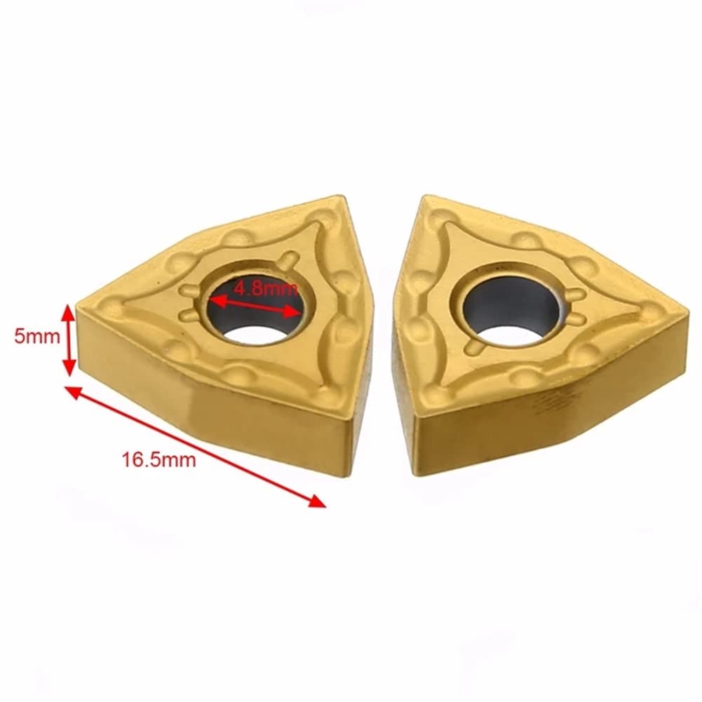 10PCS WNMG080404 Inserto in carburo