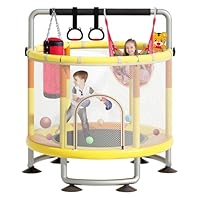 60\" Toddler Trampoline for Kids,5FT Upgrade Kids Baby Small Trampoline for Toddlers 1-3 with Safety Enclosure Net,Gifts for Kid 500lbs Suit for Indoor Outdoor