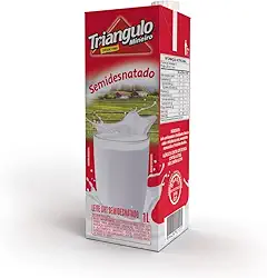 Leite Semidesnatado UHT de 1 Litro, Triângulo