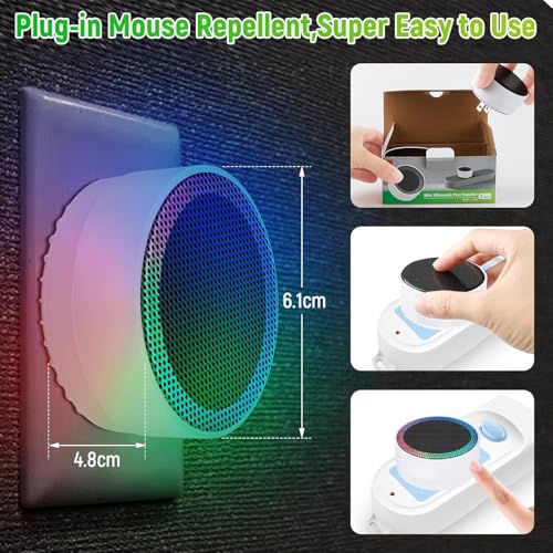 Image of Ultrasonic Pest Control Repellent 2026 Upgraded,Mice Traps Indoor Plug in,Electronic Mouse Repellent Devices for Mouse,Rodent,Roach,Mice,Mosquito,Spider,Rat Repellent for Home