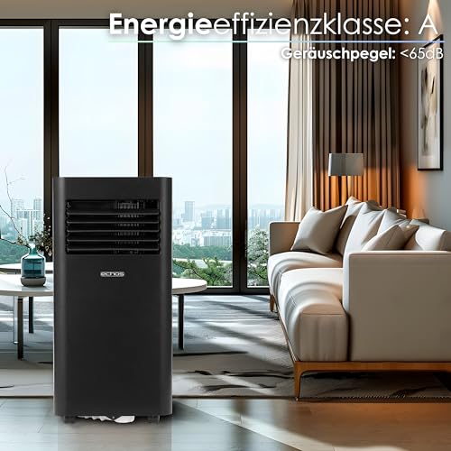 Klimaanlage 3in1 WIFI mobil Fensterabdichtung mit Abluftschlauch 24h Timer Fernbedienung 9000 BTU 3 Modi Aircooler Klimagerät mobile Klimaanlage Air Cooler Klima Anlage Air Conditioner – Bild 4