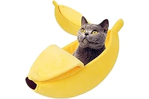 Yellow Banana Dog Bed - the Perfect Cozy Spot for Your Furry Friend