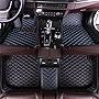 Car Floor mat for BMW 1 2 3 4 5 6 7 8 Series X1 X2 X3 X4 X5 X6 X7 M1 M2 M3 M4 M5 M6 M7 M8 X3M X4M X5M X6M GT i3 i4 iX3 i8 iX Z4 Custom Coupe Waterproof Carpets Cargo (Custom Letters, Black with Blue)