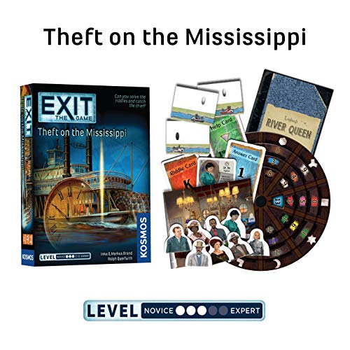 Exit: The Game 4-Pack Escape Room Bundle | Season 4 | Theft On The Mississippi | Stormy Flight | Cemetery Of The Knight | Enchanted Forest | Family-Friendly, Cooperative Game | 1 To 4 Players #TOP1