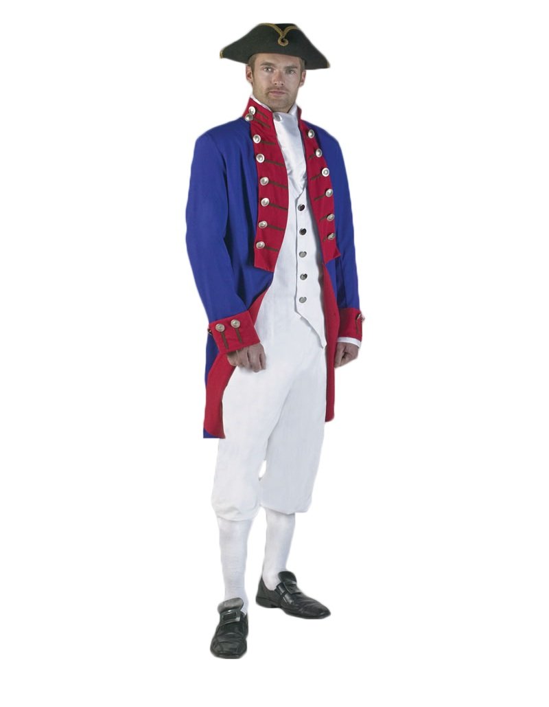 Deluxe Revolutionary War Colonial Soldier Theatrical Quality Costume