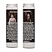Saints Jacinta and Francisco Marto Fatima Apparitions Set of Two 2 Glass Candles with Prayer