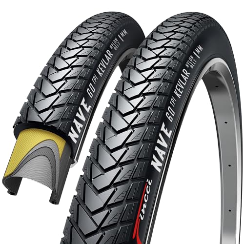 Fincci Pair 700x35c Tire 37-622 Foldable 60 TPI...