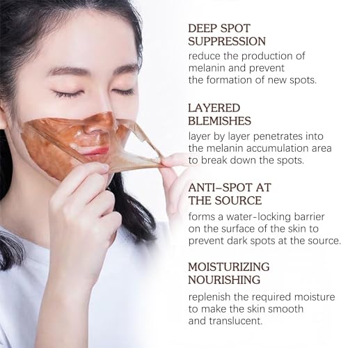 Hana Ginseng Face Mask,2024 New Korean Hana Ginseng Peel off Face Mask,Herbal Refining Peel-Off Facial Mask,Ginseng Mask Korean,Hana Ginseng Mask For Shrink Pores Improve Skin Vitality (2Pcs) - Image 3