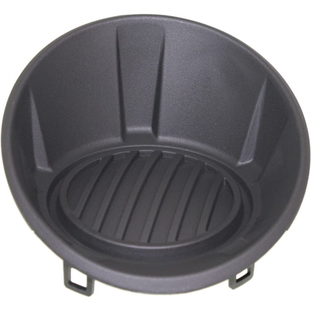 KarParts360 For Chevy Camaro 2010 2011 2012 2013 Fog Light Cover Passenger Side | Matte Black | Made of Plastic | LS Model | Replacement For GM1039119