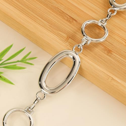 Metallic Waist Chain Belt For Ladies Various Occasion And Outfit Round Chain Belt Waist Decoration For Office Women3