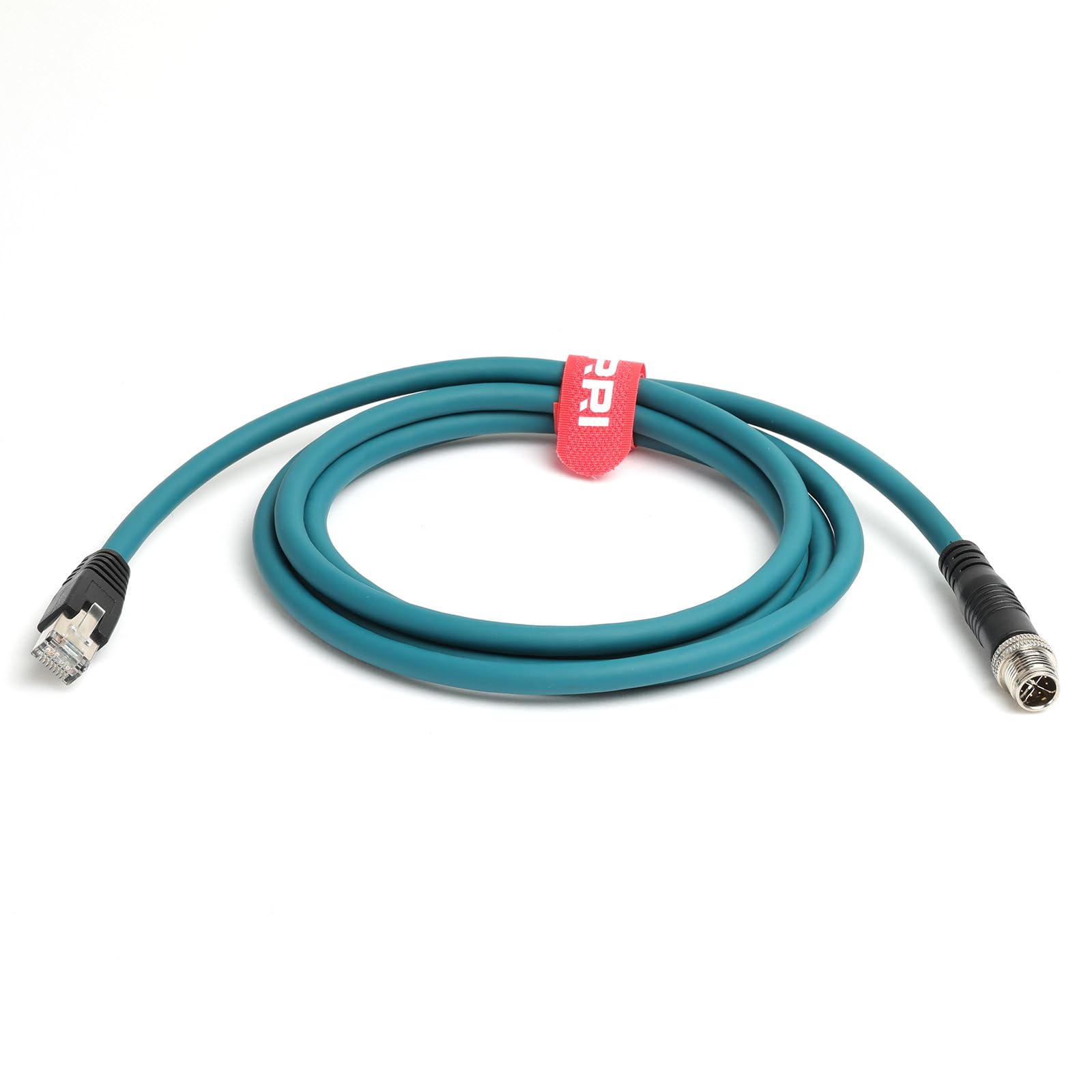 *りー* DRRI M12 X-Coded 8 Pole to RJ45 Gigabit Ethernet Interface