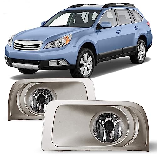 Winjet Compatible with [2010 2011 2012 Subaru Outback] Driving Fog Lights + Switch + Wiring Kit
