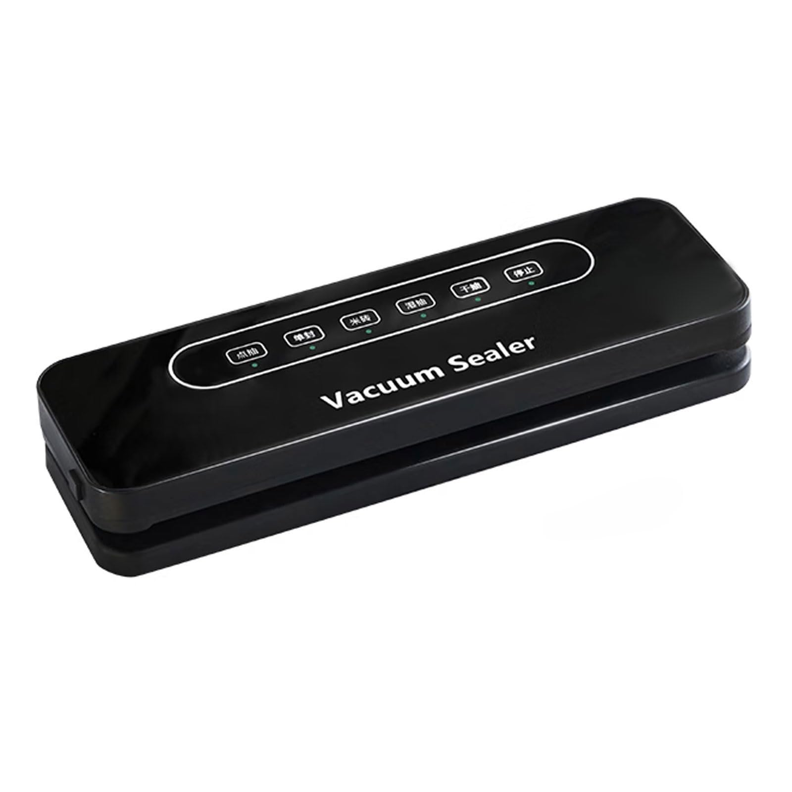 Máquina selladora al vacío, máquina de sellado al vacío portátil, selladora automática, ideal para uso doméstico y cocina (con 10 bolsas)