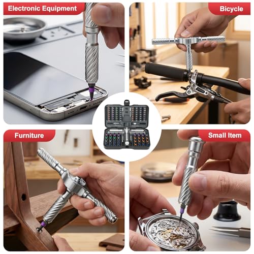 115-In-1 Magnetic Screwdriver Set Ratchet Screwdriver Set - image 6