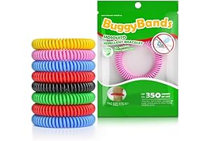 Buggy for Adults: 24 Pack No-Bite Mosquito Bands