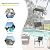 Shintenchi 4 Pieces Patio Furniture Set All Weather Textile Fabric Outdoor Conversation Set, with Glass Coffee Table, Loveseat, 2 Single Chairs for Home, Garden, Lawn, Porch?Black?