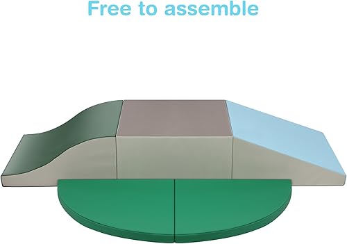 Miniatura 4 de Juego de actividades de escalada y gateo suave, bloque de espuma suave seguro para preescolares, niños pequeños, bebés, niños gatean y escalan,