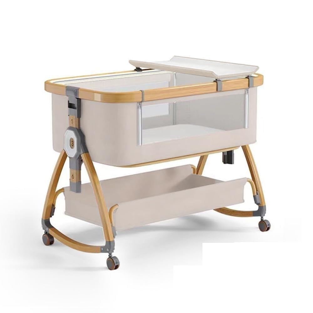 Amazon.com: bonbay Baby Bassinet, Bedside Bassinet for Baby, 4 in