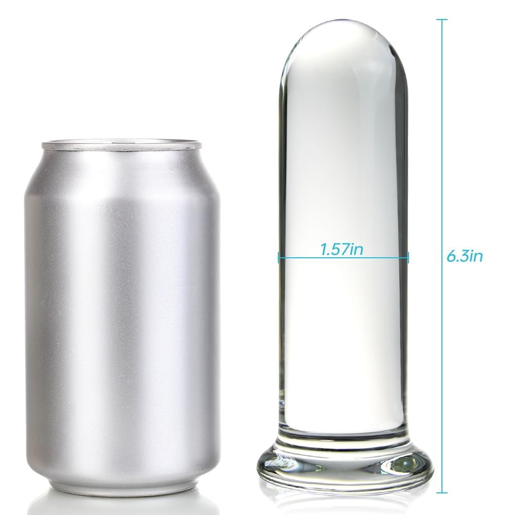 FST arge Butt Plug Big Crystal Dildo G spot Stimulator Sex Pleasure Wand for Women Men Adult Products Masturbation Glass Dildo