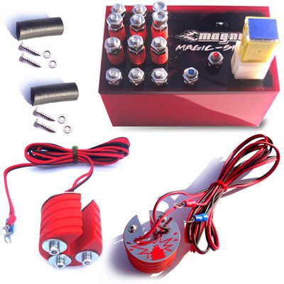 Magnum Magic-Spark Plug Booster Performance Kit Bajaj Chetak 150 Classic Ignition Intensifier - Authentic