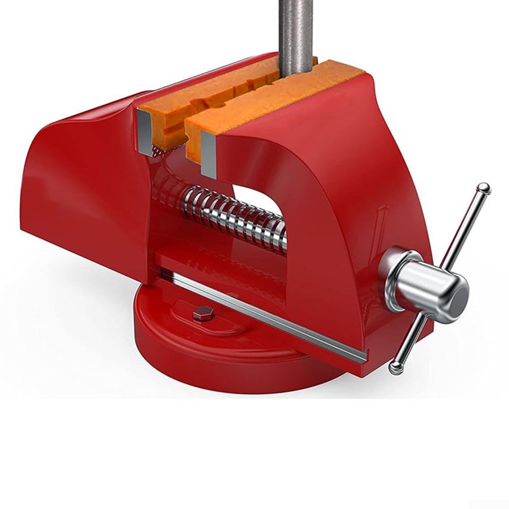 4 ganasce magnetiche da banco per cuscinetti, ganasce magnetiche per cuscinetti, ganasce in gomma morbida, ricambio per morse in metallo (12,7 cm, arancione)