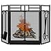 AMAGABELI GARDEN & HOME Fireplace Screen with Door and Tools Set 48
