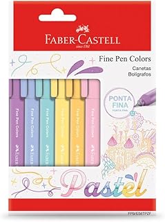 Faber-Castell FINE PEN COLORS - PASTEL CTL 6 UNID., Modelo:FPB/ES6TPZF
