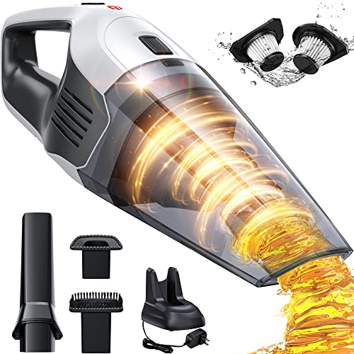 UmorAiro UV2 Hand Held Vacuum Cordless, 2-in-1 Wet& Dry Handheld ...