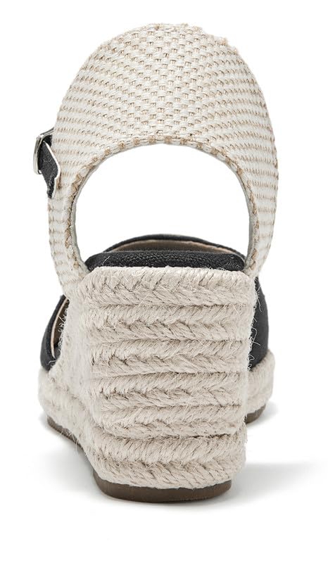 Image of Womens Espadrille Wedge Sandals Closed Toe Platform Lace Up Ankle Strap Slingback Summer Dress Shoes