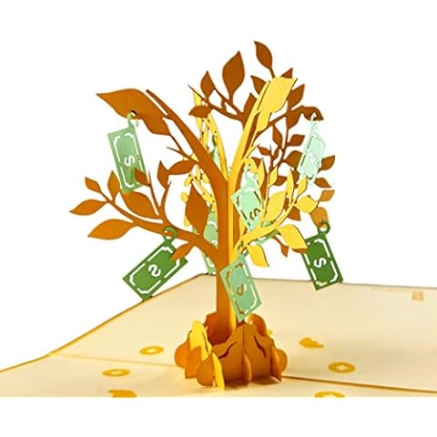 Tarjeta de felicitación 3D árbol de dinero Cover