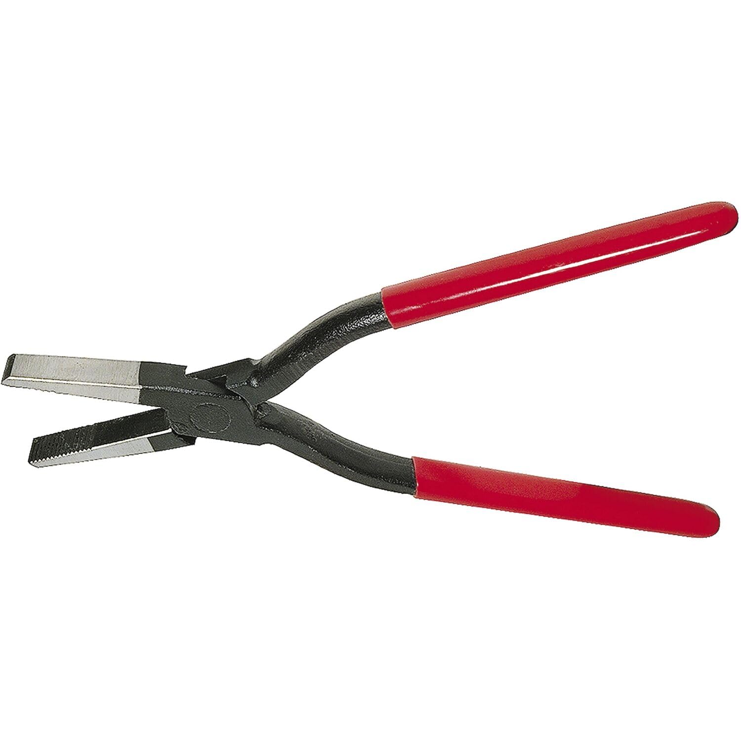 Stubai 280501 Pince plate encastrée avec denture, Argent/rouge/gris, 240 mm