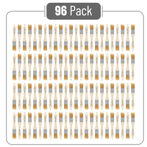 image for Bates Choice Bates- Chip Paint Brushes, 1 Inch, 96 Pack, Chip Brush, B