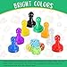 Zhanmai 40 Pcs Board Game Pieces Game Pawns Multicolored Plastic Chess Pawn Pieces for Board Play and 4 Pcs 6 Sided Round Corner Solid Color Dice for Chess Play Components Tabletop Markers