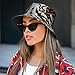 Mexican American Flag Print Fashion Unisex Bucket Hat Wide Brim Sun Protection Foldable Double Sided Printed Sun Hat Black