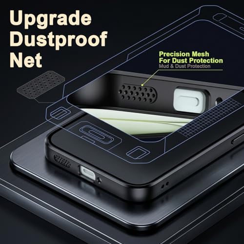 Image of ZORBES Oneplus Nord 6 Back Cover with Magnetic Design, Translucent Matte Retro Anti-Slip TPU & PC, Shockproof & Dustproof Phone Case for OnePlus Nord 6 5G /CE6 5G /Turbo 6 /Turbo 6V, 16.2 x 7.7 x 0.8 CM