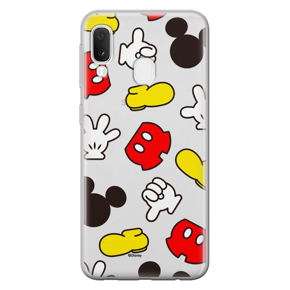 ERT GROUP mobile phone case for Samsung A20e original and officially Licensed Disney pattern Mickey 046 optimally adapted to the shape of the mobile phone, partially transparent