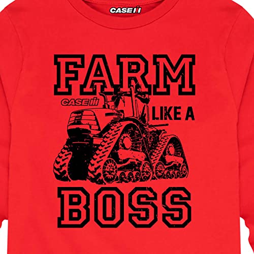 Case IH - Farm Like A Boss - Youth Long Sleeve Graphic T-Shirt3